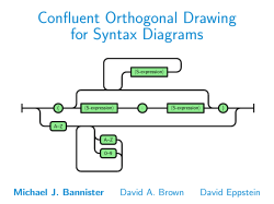 Confluent Orthogonal Drawing for Syntax Diagrams