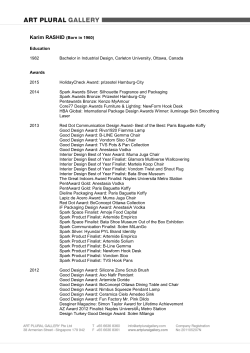 Karim RASHID (Born in 1960) Education 1982