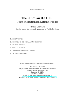 The Cities on the Hill - Northwestern University