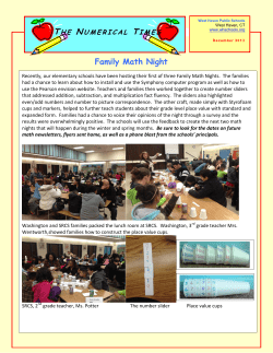 December 2013 - Alma E. Pagels Elementary School