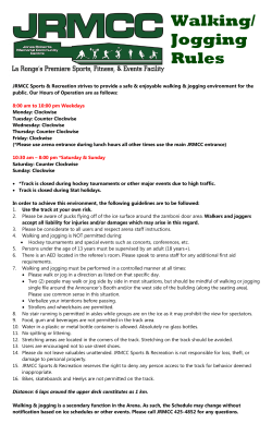2016 Walking Rules