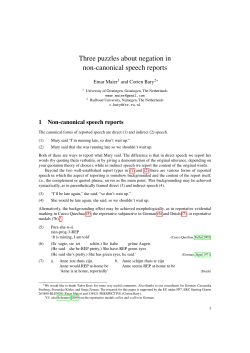 Three puzzles about negation in non