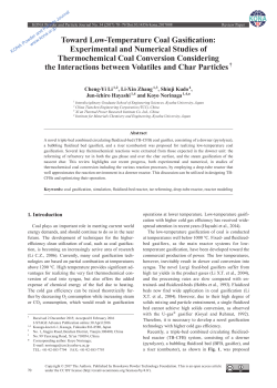 Toward Low-Temperature Coal Gasification