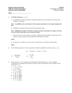 Northern Arizona UniversityQuiz #1