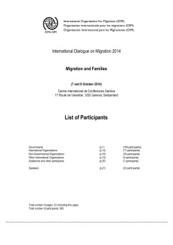Migration and Families - International Organization for Migration