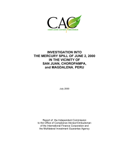 Report of the Independent Commission