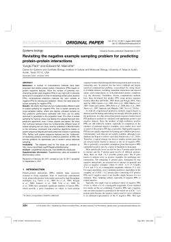 Revisiting the negative example sampling