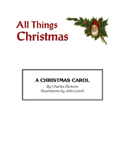 A CHRISTMAS CAROL - All Things Christmas