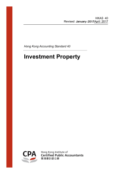 HKAS 40 Investment Property