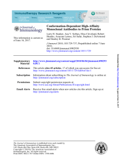 PDF + SI - The Journal of Immunology