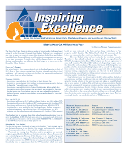 District Must Cut Millions Next Year