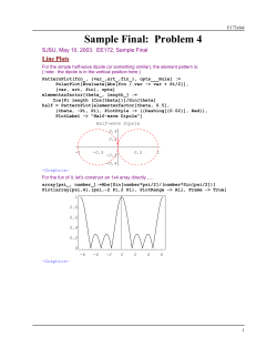 Sample Final: Problem 4