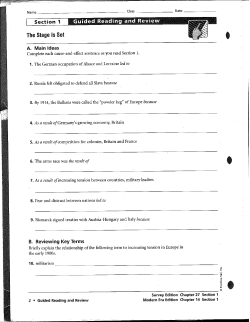 The Stage Is Set - New Providence School District