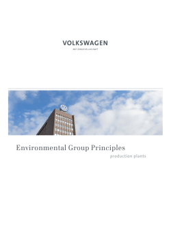 Environmental Group Principles