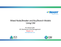 Mixed Node/Breaker and Bus/Branch Models Using CIM