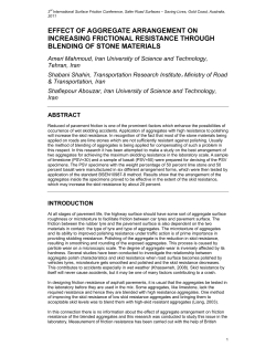 effect of aggregate arrangement on increasing frictional resistance