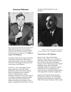 Historical Filibusters - Warren County Schools