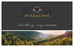 The Steep-slope specialists - Durbacher Winzergenossenschaft