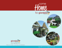 Come Home to Glendale - City of Glendale, CA