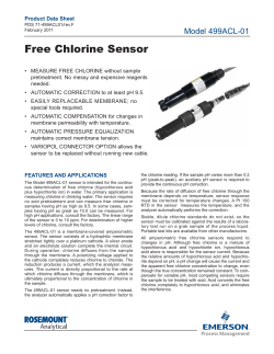 Free Chlorine Sensor