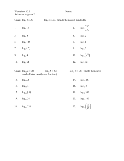 Worksheet 10.2