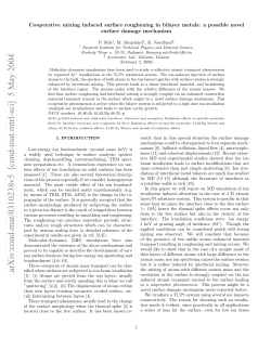 Cooperative mixing induced surface roughening in bilayer metals: a
