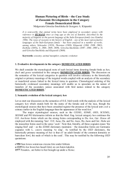 Human Picturing of Birds - the slovak association for the study of