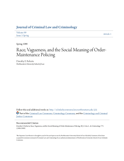 Race, Vagueness, and the Social Meaning of Order