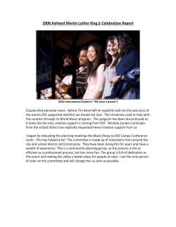 PRESS RELEASE - Southern Oregon MLK