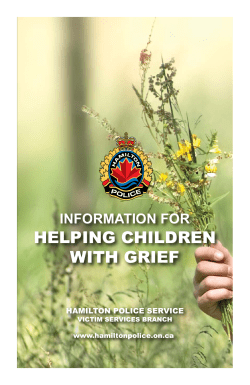 Child Grief - Hamilton Police Service