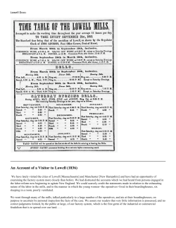 Lowell Docs