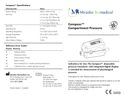 Compass&trade; Compartment Pressure