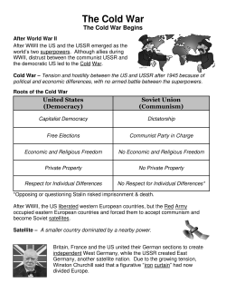 The Cold War