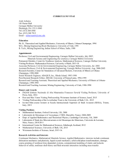 Curriculum Vitae []