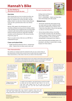 Hannah`s Bike - Instructional Series