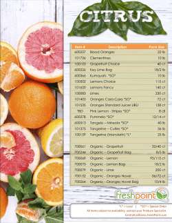 Citrus - Central California