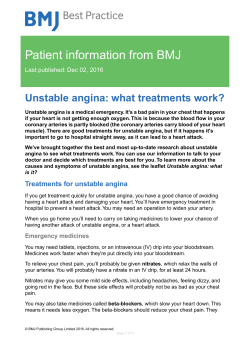 Patient information from BMJ