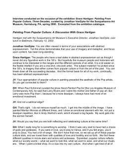 Interview with Grace Hartigan