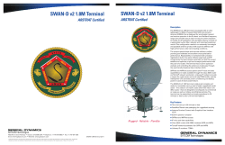 SWAN-D v2 1.8M Terminal SWAN-D v2 1.8M Terminal