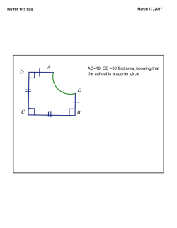 AD=18, CD =36 find area, knowing that the cut