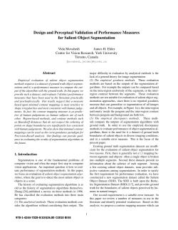 Design and Perceptual Validation of Performance Measures for