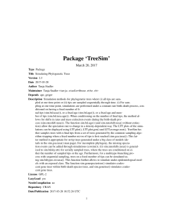 Package `TreeSim`