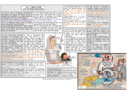 May 5 - Mark 6:14-29 John the Baptist Beheaded