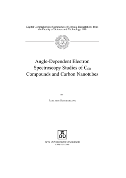 Angle-Dependent Electron Spectroscopy Studies of C60