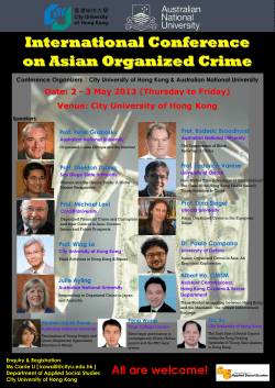 International Conference on Asian Organized Crime