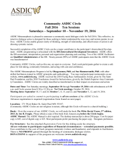 St. Paul Circle - Common Ground Meditation Center