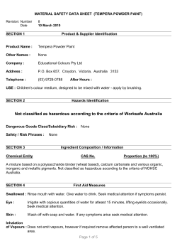 Tempera Powder Paint - Creativity Unlimited