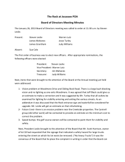 Board Meeting January 27