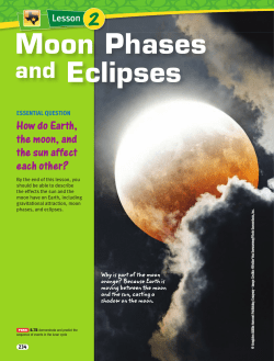 Moon Phases and Eclipses