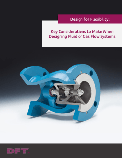 Key Considerations to Make When Designing Fluid or Gas Flow